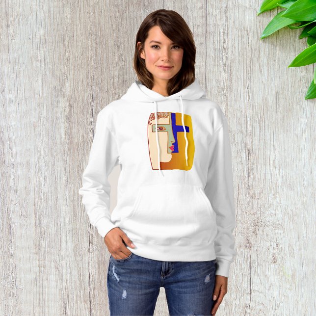 Face In A Cross Womens Hoodie (Creator Uploaded)