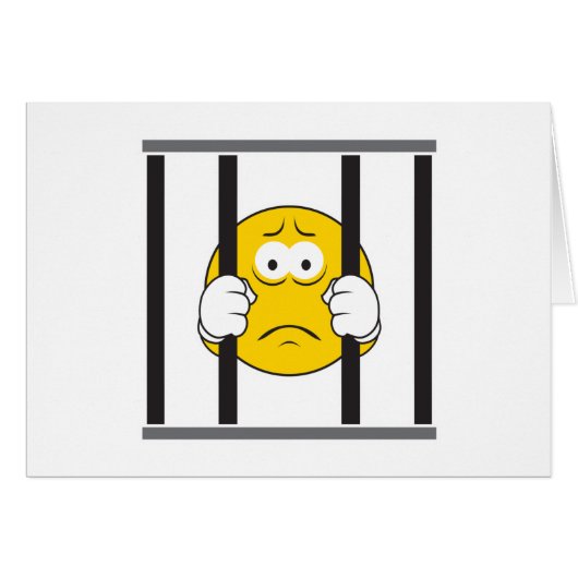 Face in Jail Cards (Front Horizontal)