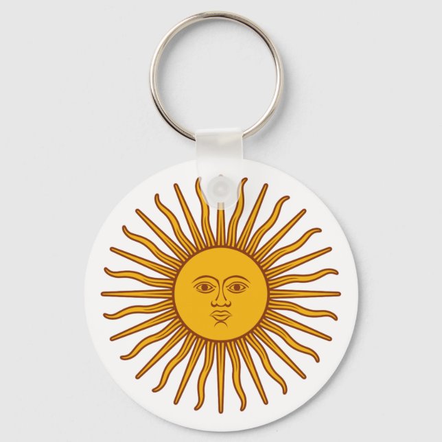 Face in the Sun - Sunshine Keychain (Front)