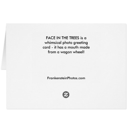 FACE IN THE TREES (Back Horizontal)