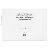 FACE IN THE TREES CARDS (Back Horizontal)