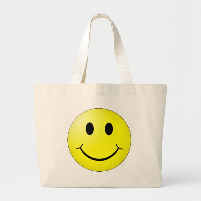 Face Large Tote Bag (Front)