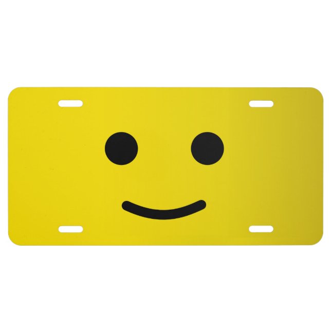 Face License Plate (Front)