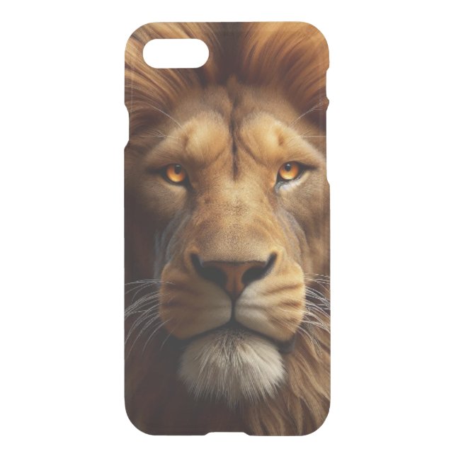 Face lion iPhone 8/7 case (Back)