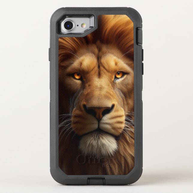 Face lion iPhone 8/7 case (Back)
