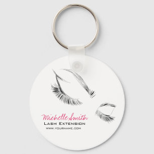 Face long lashes Lash Extension Keychain