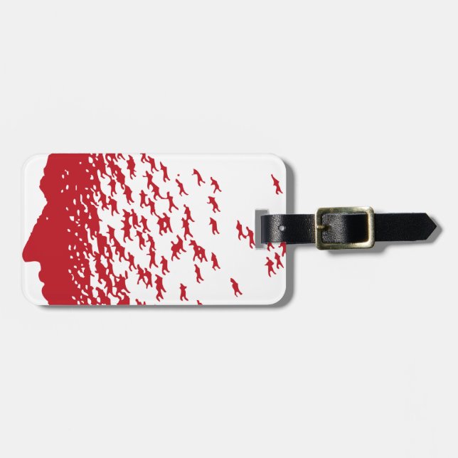 Face Luggage Tag (Front Horizontal)
