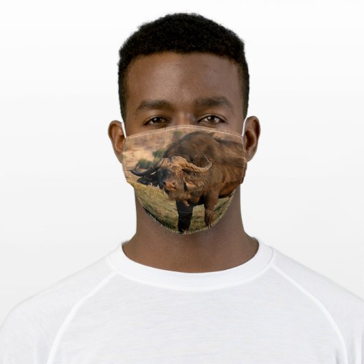 Face Mask an old bull buffalo (Worn)