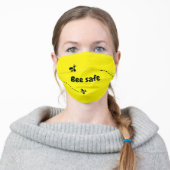 Face Mask- Bee Safe Cloth Face Mask (Worn)
