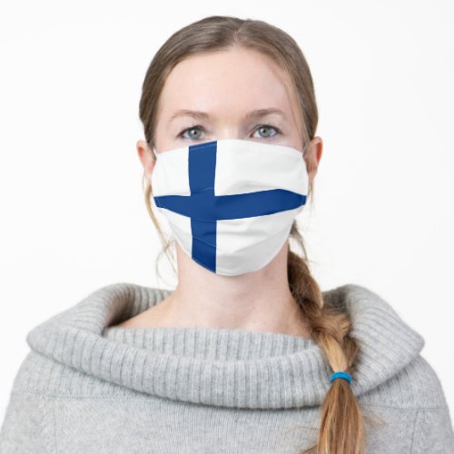 face mask Finland flag