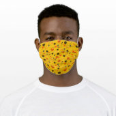 Face Mask Halloween Costume Pumpkin Maple Leaves