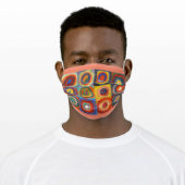 Face Mask - Kandinsky artist circles design (Worn)