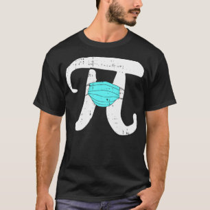 Face Mask PiDay Funny Social Distancing Quarantine T-Shirt