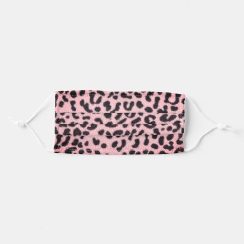 Face Mask Pink Leopard Print