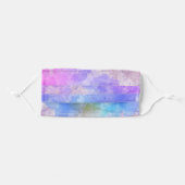Face Mask Purple Watercolor Adult Cloth Face Mask (Front, Folded)