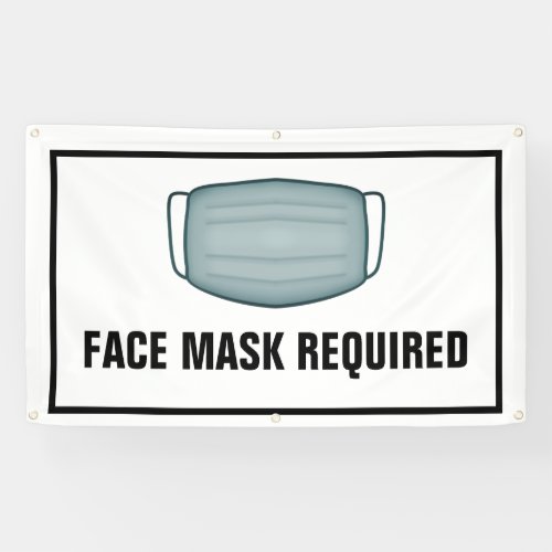 Face Mask Required Banner