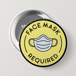 Face Mask Required Button