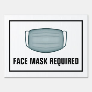 Face Mask Required Sign