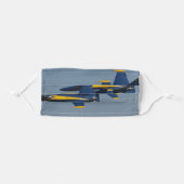 Face Mask Us Navy Blue Angels (Front, Folded)