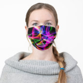 Face mask with colorful desing (Worn)