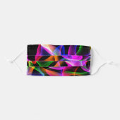 Face mask with colorful desing (Front, Folded)