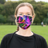 Face mask with colorful desing (Outside)