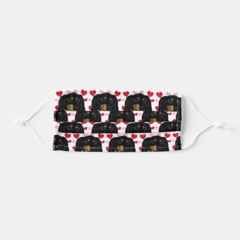 Face Mask with Dachshund Art | Zazzle