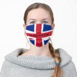 Face Mask With Uk Flag And Text &quot;we Will Survive&quot; at Zazzle