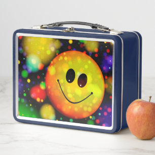 Face Metal Lunch Box
