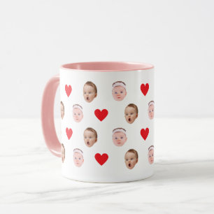 Face Mug, Custom Photo mug, Baby Gift  Mug