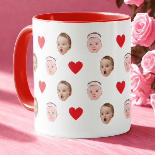 Face Mug, Custom Photo mug, Baby Gift  Mug