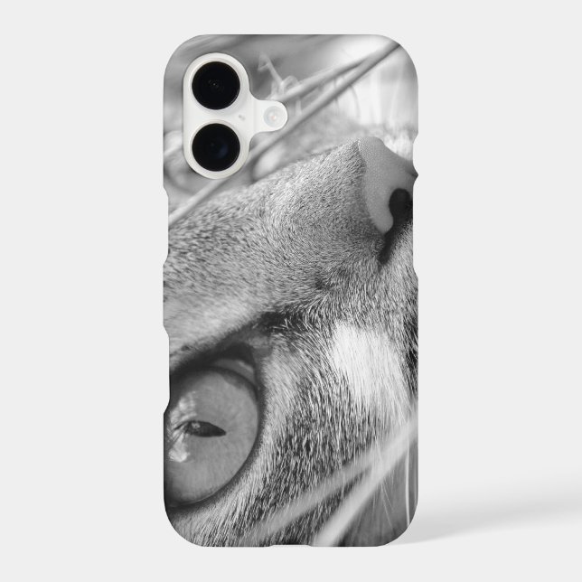 Face of a Cat Iphone Case (Back)