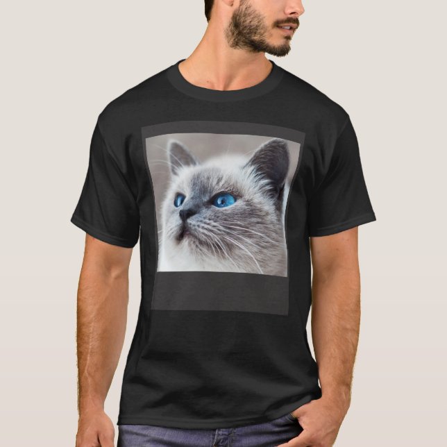 Face Of A Cute Cat Nr 3 T-Shirt (Front)