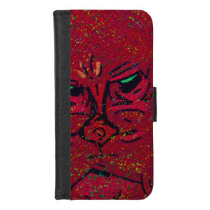 Face of a Flame iPhone 8/7 Wallet Case