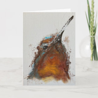 Face of a Hummingbird Card