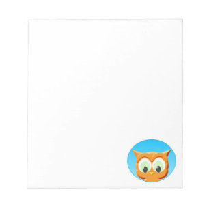 Face Of A Little Owl Custom Notepad