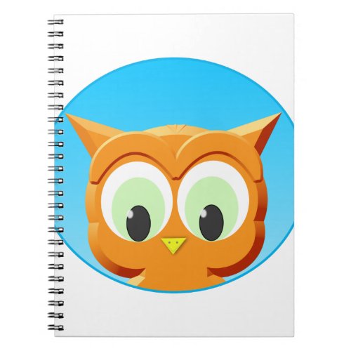 Face Of A Little Owl Notebook