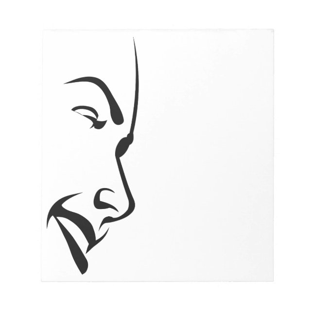 Face of a Woman Notepad (Front)