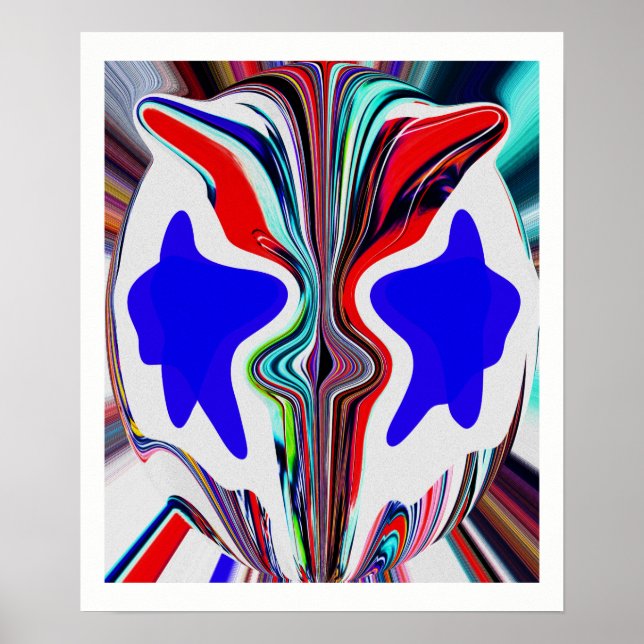 Face of an alien poster (Front)