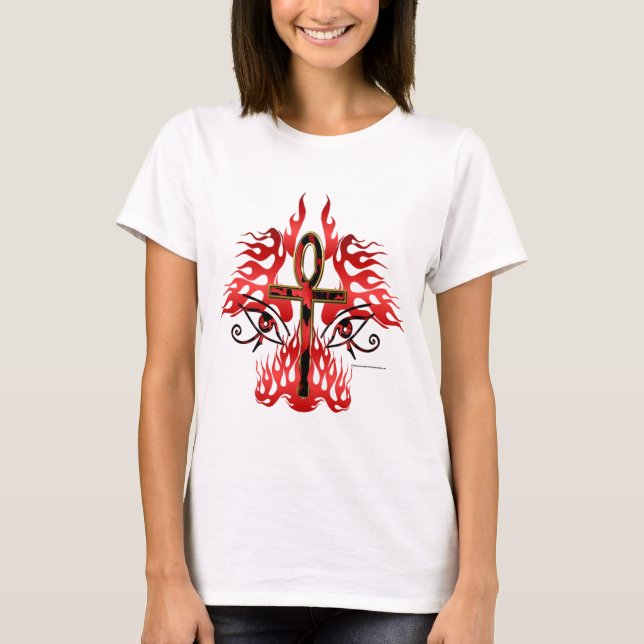 Face of Ankh Ladies T-Shirt (Front)