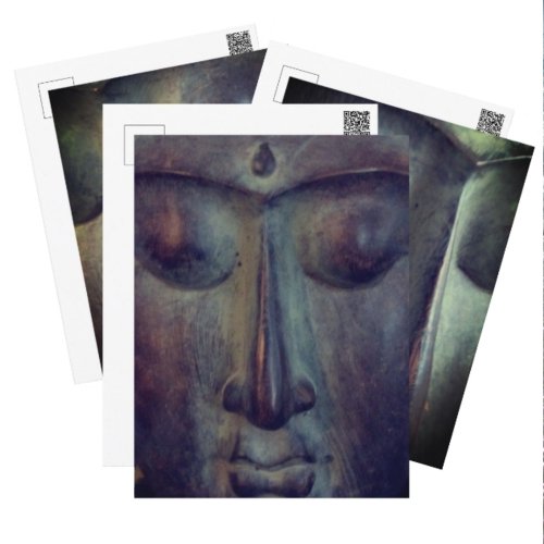 Face of Buddha Postcard