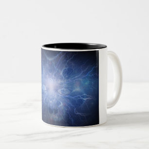 Face of eternity Two-Tone coffee mug
