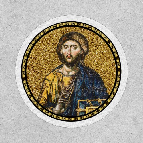 Face Of jesus Christ Orthodox Haga Sophia Icon Patch