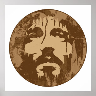 Face of Jesus Poster