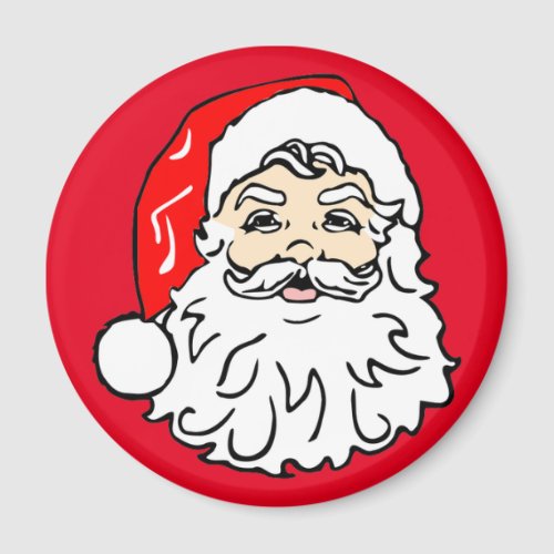 Face of Santa Claus Magnet