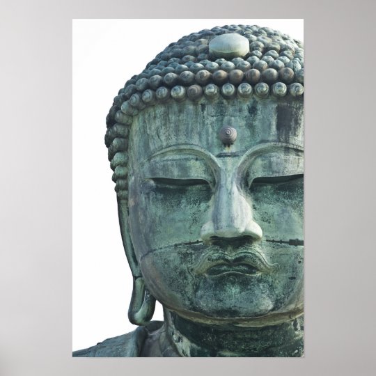 Face of the Great Buddha of Kamakura also Poster | Zazzle.com
