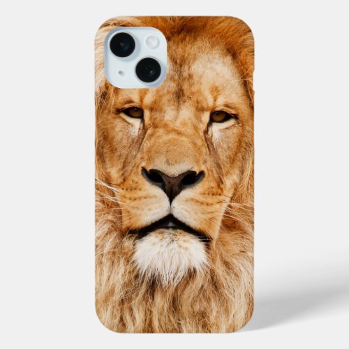 Face of the Lion iPhone 15 Plus Case