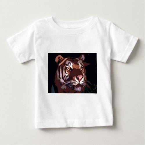 Face of Tiger Baby T_Shirt