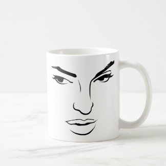 Face of Woman Coffee Mug