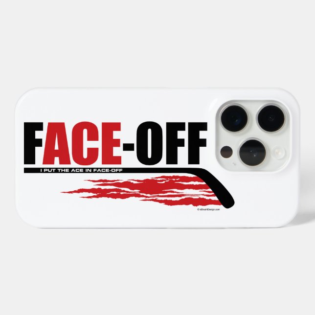 Face-Off Ace (Hockey) Case-Mate iPhone Case (Back (Horizontal))